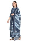 Blue Colour Latest Fancy Designer Heavy Regular Casual Wear Cotton Printed Readymade Salwar Suit Collection 104